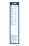 BOSCH AEROTWIN brisalci zadnjega stekla SUBARU LEGACY III Avant 1998-&gt;2003