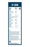 BOSCH AEROTWIN brisalci zadnjega stekla SUBARU XV 2012-&gt;