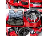 Električni avto za otroke Audi R8 Spyder rdeč 1 sedež