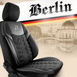 Prevleke za avtomobilske sedeže za Volkswagen Amarok 2010-2016 BERLIN_Siva 1+1, spredaj