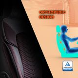 Prevleke za avtomobilske sedeže za Audi A6 (C7) 2011-2018 DUBAI_Rdeča 2+3