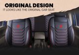 Prevleke za avtomobilske sedeže za Seat Arona 2017-up FLORIDA_Črno-rdeča 2+3