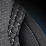 Prevleke za avtomobilske sedeže za Fiat 500L 2012-up LYON_Siva 2+3