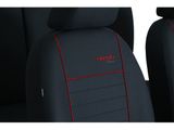 Prevleke za avtomobilske sedeže za Nissan Micra (V) 2016-up TREND LINE - Rdeča 1+1, spredaj