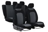 Prevleke za avtomobilske sedeže za Fiat 500L 2012-> CARO siva 2+3