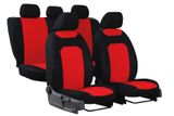 Prevleke za avtomobilske sedeže za Ford Mondeo (Mk4) 2007-2014 CARO rdeča 2+3
