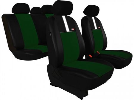 Prevleke za avtomobilske sedeže za Honda Jazz (III) 2013-2020 GT8 - zelena 2+3