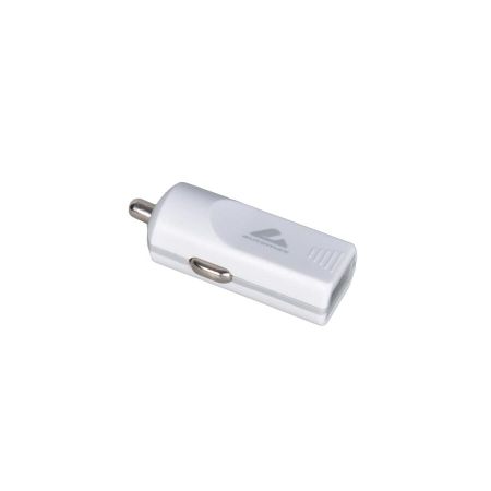Polnilec USB 1A 12/24V BELI