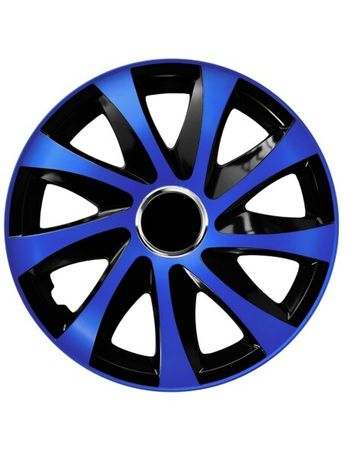 Hubcaps  DRIFT extra blue/black 14" 4 kosi set