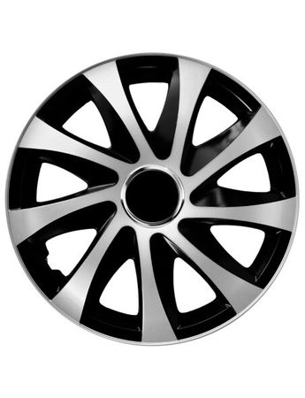 Hubcaps Peugeot DRIFT extra silver/black 16" 4 kosi set