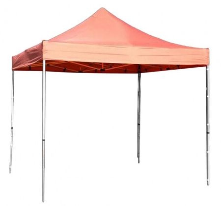 Profesionalni šotor, UV odporna ponjava, brez stene FESTIVAL 60, 3x6 m, rdeča,